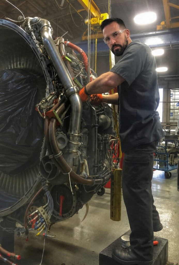 Ottone Teresio — aircraft engine maintenance